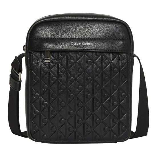 Calvin Klein Τσαντάκι ώμου Embossed Allover Monogram Reporter Bag